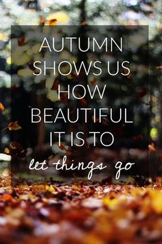 autumn beauty let go